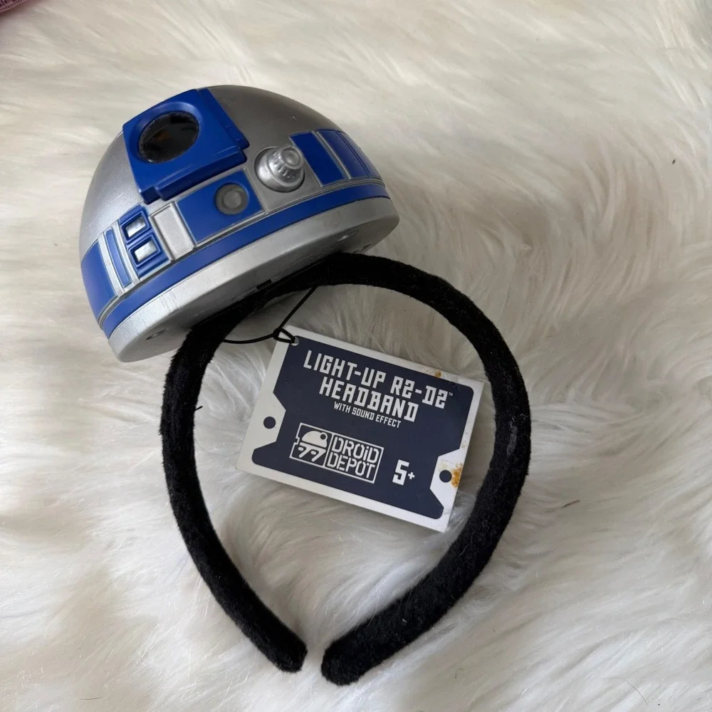 NWT - Disney Parks - R2-D2 Star Wars Light Up Headband